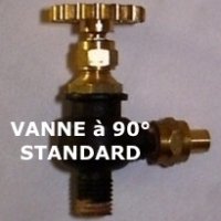 Vanne à 90° standard