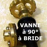 Vanne à 90° à bride